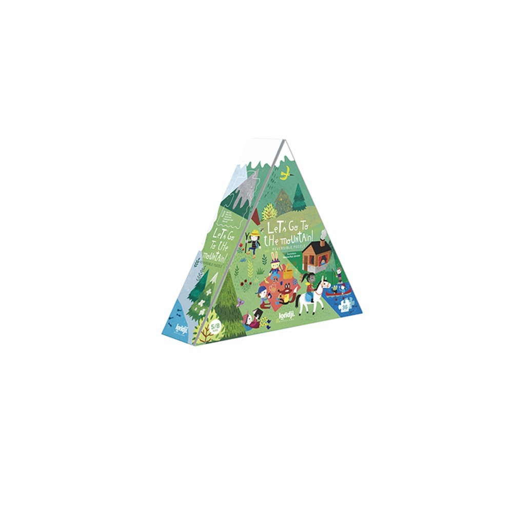 Παζλ Διπλής Όψης Let's Go to the Mountain 36 pcs, Londji 